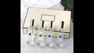Glass Perfume Bottle Empty Glass Jar with Atomizer and Custom Gift Box China Wholesale Manufacture