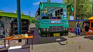 Park a Bus on a Narrow Street - Crazy Stunts! EURO TRUCK SIMULATOR IN TAMIL ETS2 Busgame 1.36