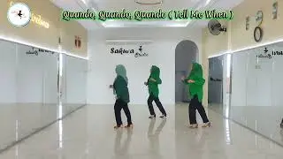 #linedance QUANDO, QUANDO, QUANDO ( Tell Me When ) #sakuralinedancegroup #tuesdayclass