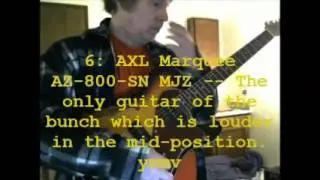 8-Guitar P90 Buzz Test
