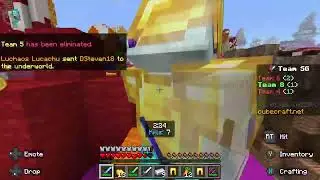 Let's Go Lucachu: Minecraft Survival Games Cubecraft w/ my dad!