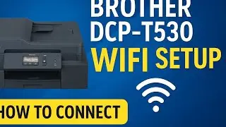Brother DCP-T530 Printer WiFi Setup | How to Connect WiFi Step by Step (Hindi)
