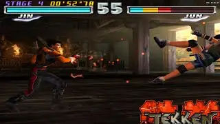 jin kazama solo arcade mode in tekken tag tournament