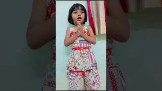 vakratunda mahakay#prayer#school #cutebaby #happybaby #cute #baby