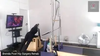Post Hip Surgery Reformer Pilates - rehab Pilates Reformer