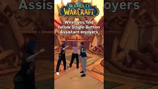 Когда вы найдете единомышленников, которые любят играть в Single-Button Assistant #worldofwarcraf...