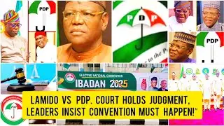 &ldquo;Lamido vs PDP: Court Delays Judgment as Party Leaders Insist Convention Must Go On