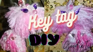 Let's make a cute key tag #diycrafts #easy #craft