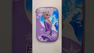 Frozen 2 jumbo pencil case with filling cute stationery items #stationery #schoolsupplies #pencilbox