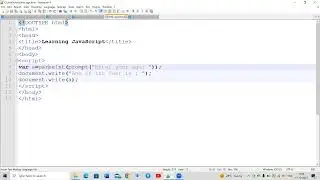 Input Output in JavaScript