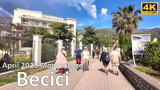 Budva🌞Becici🏖️Montenegro🇲🇪2025🚶🏻‍♂️Walking tour📷4K60
