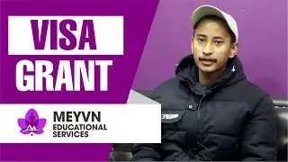 Mani Sambhu Sainju Testimonial After Student & Dependent Visa Grant | Meyvn Educational Consultancy