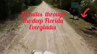 Fishing deep in Florida Everglades on Legendary Loop rd,20 miles of Florida&rsquo;s most desolate road