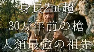 【ホモ・ハイデルベルゲンシス】なぜネアンデルタール人とホモ・サピエンス両方の祖先なのか？身長2m・脳1400cc・投擲槍を使う驚異の祖先