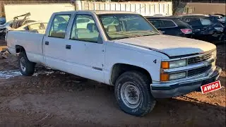 SCRAPPED Chevy 3500! Will it run?