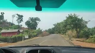 Sierra Leone: road from highway/ junction to Bureh and Gem's Resort