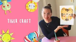 Tiger craft idea | Step by step
