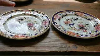 Masons Mandalay Blue Ironstone China Plates
