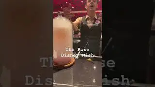 Disney Cruise Line : Uncovering the Magic of the Rose Cocktail on the Disney Wish!