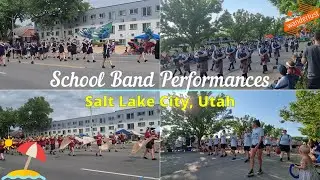 Melodies of Celebration: School Band Performances at American Holiday Events | Utah | Salt Lake | 4K