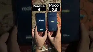 Realme 6 vs Poco X3 #shorts #shortsfeed #shortsvideo #realme6 #pocox3