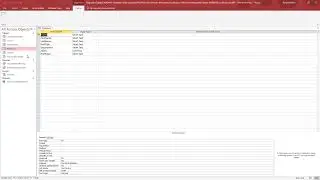 Creating a database in Microsoft Access