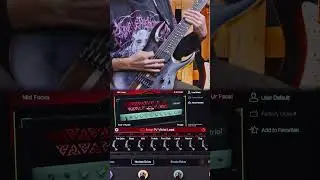 Современный металлический гитарный звук с Helix Stadium 🎸 #line6 #line6helix #metalguitar #spirit...