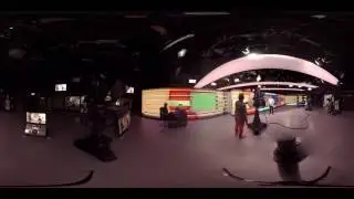 360 video: kijken in de studio van het Jeugdjournaal