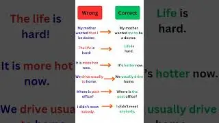 Stop These Common English Mistakes 😱 | Learn English #shorts #english #education