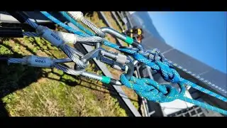Rigging ropes, Bosa development Ropes access 2023 Vancouver Canada