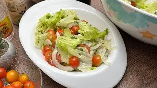 🥬🍒 &ldquo;The Most Economical and Easiest Lettuce and Cherry Tomato Salad&rdquo;