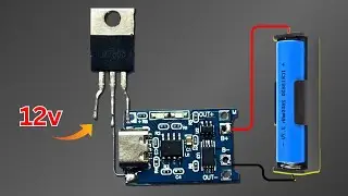 How To Reduce 12v Dc To 3.7v | 3.7v Battery Charging With 12v