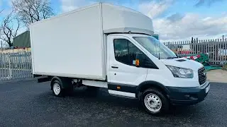 FORD TRANSIT 350 2.0 TDCI *LUTON/ BOX WITH ELECTRIC TAIL LIFT* TWIN WHEELER - 2018 MODEL - EURO 6