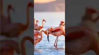 Flamingo Flock #viralbirds #nzbird #aibirds #viralshortsvideo #viral