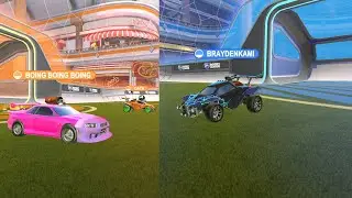 PLAYING AGAINST RLCS PROS GUH AND OATH l  3v3 Rumble l Pushing for GC in every mode again!