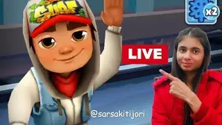 Subway surfers endless run 🥵 99,999 coins🪙💰 target #live # challenge