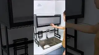 Over The Sink Storage Rack Purchase Link in Bio #viral_video #viral #foryou #viralvideo #foryoupage