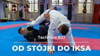 Wciągnięcie do zamkniętej i sweep z xgardy | Technika BJJ
