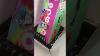 Small Double Shaft Shredder Crushing Waste Cardboard Boxes | Recycling Solution #CardboardRecycling