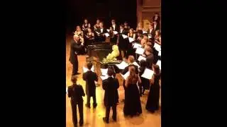 Princeton University Chamber Choir sings Weelkes and Ramsey