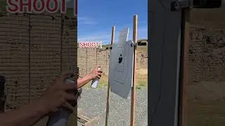 Infinity Target, self healing. #outdoors #rangedayeveryday #tacticalshooter #privateshooter