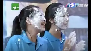 Pie  face パイ投げ  WAM 160730 Pie face Messy girls