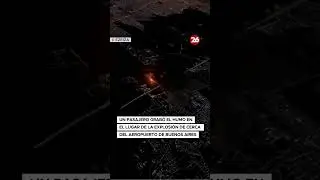 🚨 ARGENTINA | As&iacute; se vio la explosi&oacute;n de Ezeiza desde un avi&oacute;n✈️