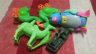 Guria and Bablu Toys play with Guria toy tv car bus truck jcb play and fun part 8