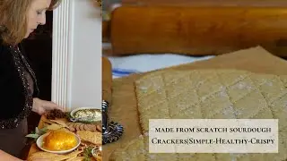 SOURDOUGH EINKORN CRACKERS | MADE FROM SCRATCH ARTISAN CRACKERS