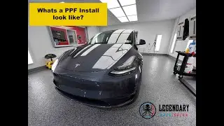 Tesla Model Y XPEL Paint Protection FIlm Install