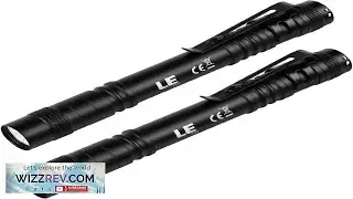 LE LED Pen Flashlights Lightweight Mini Waterproof Pocket Flashlight with Clip 2 Review