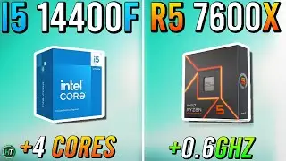 i5 14400F против Ryzen 5 7600X — LGA 1700 или AM5?