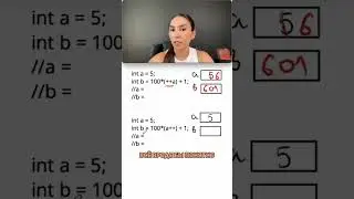 Инкремент префиксный и постфиксный