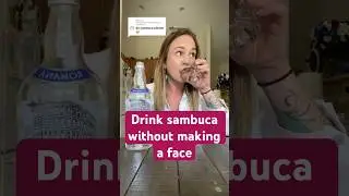 How to drink sambuca without making a face #bartender #dontmakeaface
